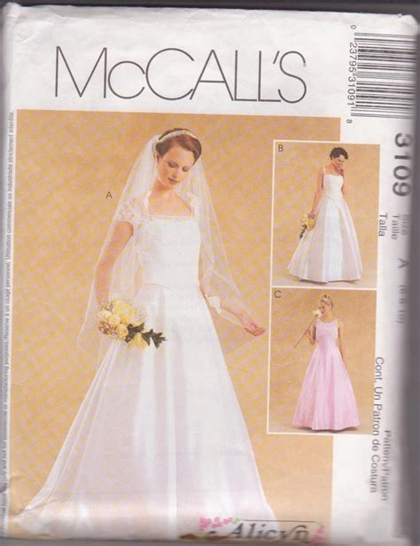 mccalls wedding gown patterns|mccall patterns official website.